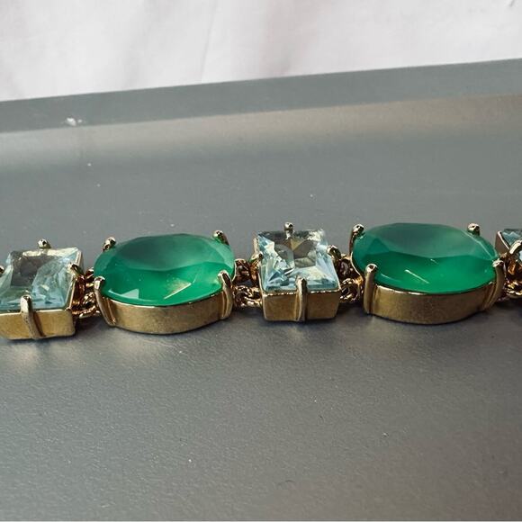 Kate Spade - Hancock Park Green & Light Blue Jeweled Bracelet - Picture 6 of 10